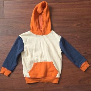 Jumping Beans Colorful Hoodie - Orange, Blue, and Cream